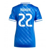 Real Madrid Antonio Rudiger #22 Tretí Ženy futbalový dres 2025-26 Krátky Rukáv